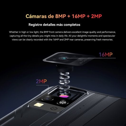 Blackview BV4800 SE Smartphone Robusto 6.56" 4GB/64GB Dual SIM NFC 5100mAh Android 15 Naranja