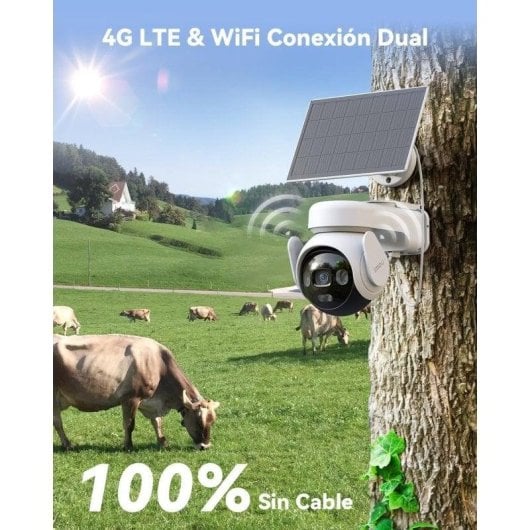 Überwachungskamera Imou AOV PT 3K Nachtsicht Außen KI Alarm Solarpanel Zwei-Wege-Audio