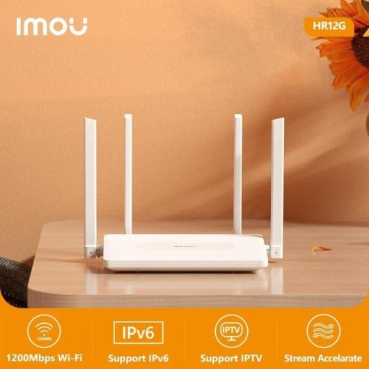 Router Imou HR12G WiFi 5 AC1200 Doble Banda Gigabit Malla Imou-Link