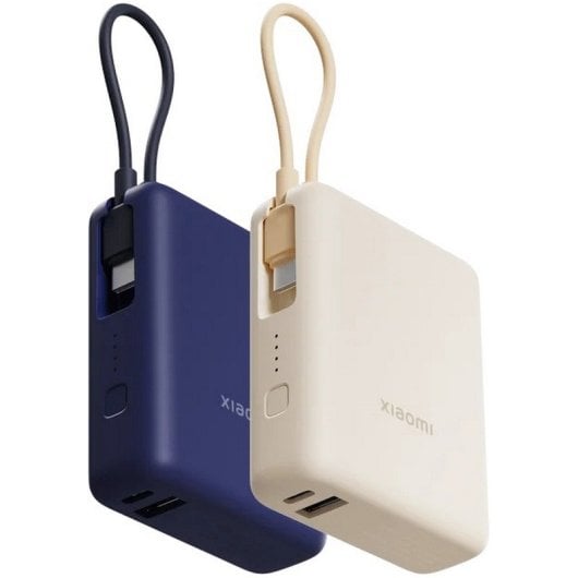 Xiaomi 33W Power Bank 10000mAh con Cable Integrado USB-C Azul