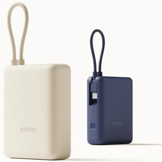 Xiaomi 33W Power Bank 10000mAh con Cable Integrado USB-C Azul