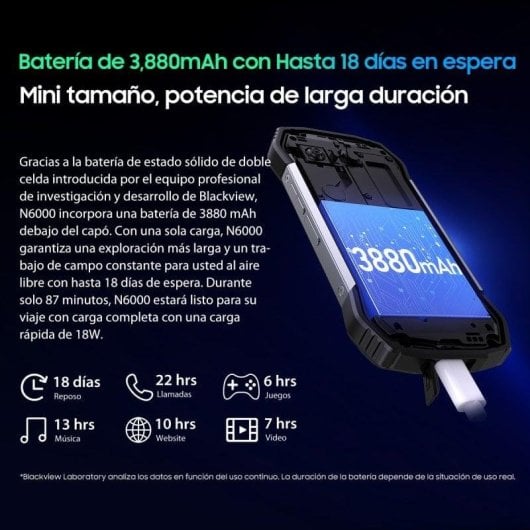 Blackview N6000 4G 8GB 256GB 4.3" Grün