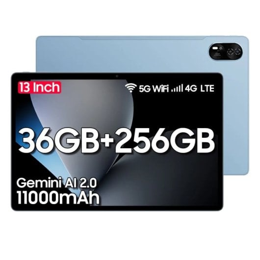Blackview Mega 8 4G 13" FHD+ IPS 12GB/256GB 11.000mAh 18W Android 15 Azul