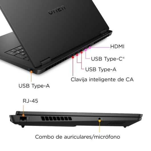 HP Omen 17-DB0019NS AMD Ryzen 9 8945HS/32GB/1TB SSD/RTX 4060/17.3"