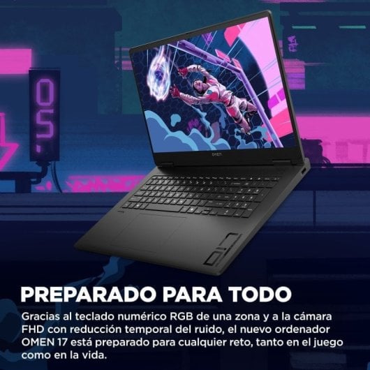 HP Omen 17-DB0019NS AMD Ryzen 9 8945HS/32GB/1TB SSD/RTX 4060/17.3"