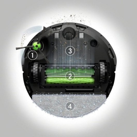 iRobot Roomba Combo i5 Robot Aspirador Friegasuelos Negro
