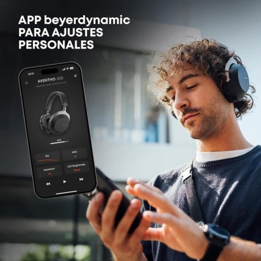 Beyerdynamic Aventho 300 Auriculares Bluetooth con Cancelación Activa de Ruido Negros