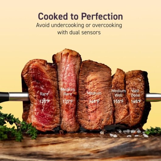 Cosori Dual Blaze Chef Edition Freidora de Aire 6.4L 1700W + Smart Meat Termómetro Inteligente