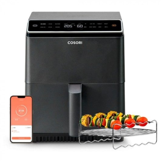 Cosori Dual Blaze Chef Edition Freidora de Aire 6.4L 1700W + Smart Meat Termómetro Inteligente
