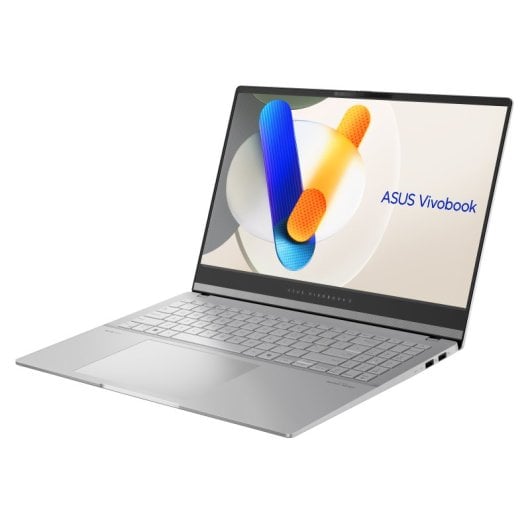 ASUS Vivobook S 15 OLED S5506WA-DRMA066W AMD Ryzen AI 9 HX 370 Ordinateur portable 39,6 cm (15.6") 3K 32 Go LPDDR5x-SDRAM 1 To SSD Wi-Fi 6E (802.11ax) Windows 11 Home Argent