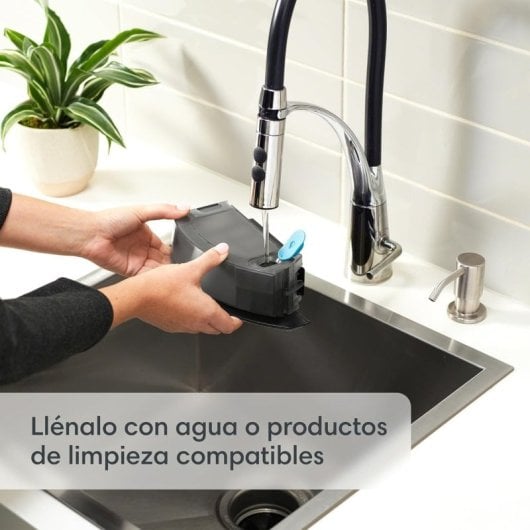 iRobot Roomba Combo i5 Robot Aspirador Friegasuelos Negro + Set Rodillos Goma P/serie E5-i7 4624870