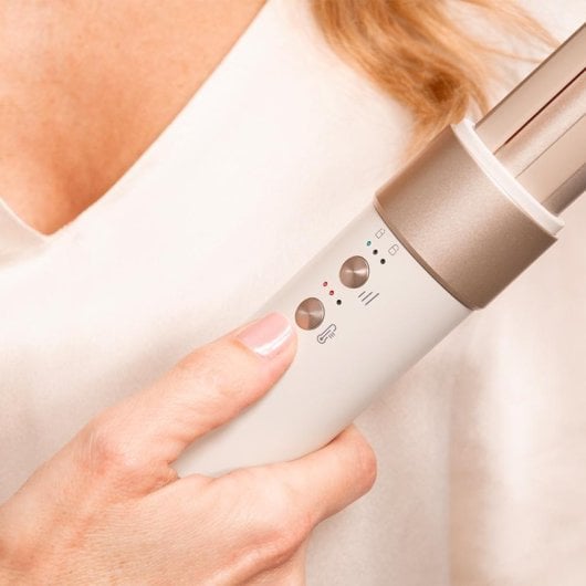 Cecotec Bamba CeramicCare AirGlam Champagne Cepillo de Aire Moldeador de Pelo 1400W Champán