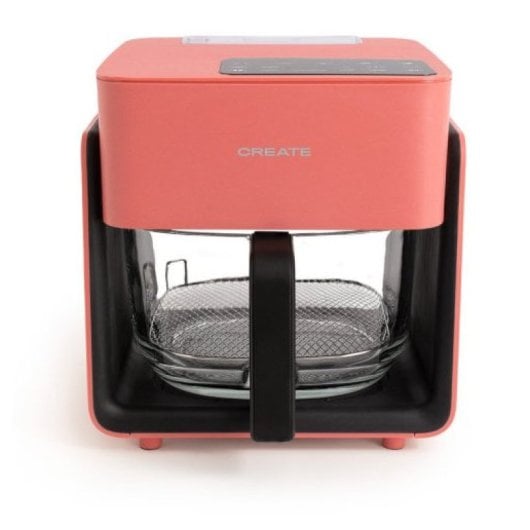 Create Mist Freidora De Aire De Cristal Con Vaporizador 4.2L Rosa