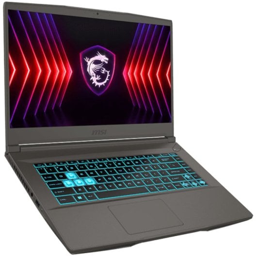 MSI Thin A15 B7VF-228XIT AMD Ryzen™ 7 7735HS Computer portatile 39,6 cm (15.6") Full HD 16 GB DDR5-SDRAM 512 GB SSD NVIDIA GeForce RTX 4060 Wi-Fi 6E (802.11ax) Grigio