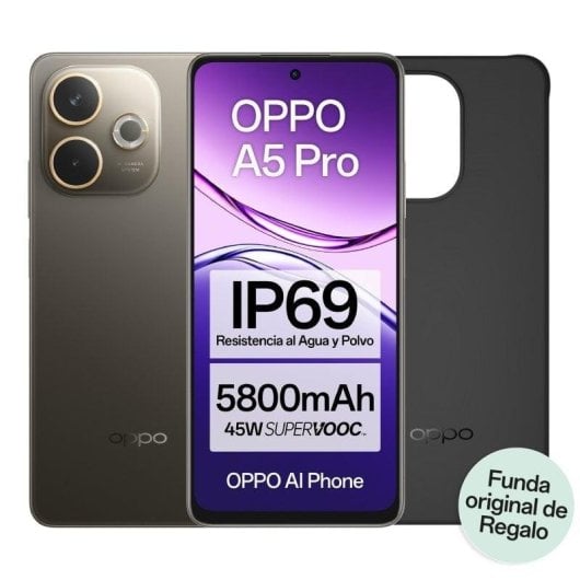 OPPO A5 Pro 4G 8GB 256GB 6.67" Marron
