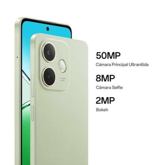 Smartphone OPPO A5 Pro 5G avec IA 6,67 pouces 120 Hz 8 Go/256 Go 50 MP IP69 5800 mAh 45 W Étui inclus Vert
