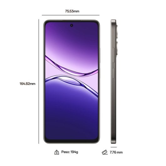 Smartphone OPPO A5 Pro 5G avec IA 6,67 pouces 120 Hz 8 Go/256 Go 50 MP IP69 5800 mAh 45 W Étui inclus Vert