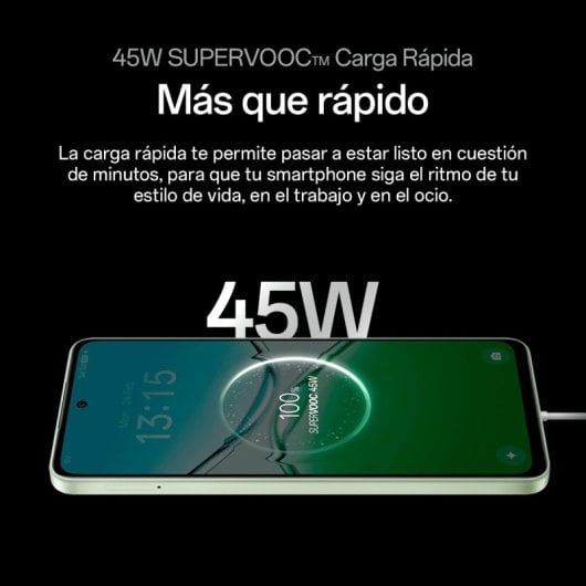 Smartphone OPPO A5 Pro 5G avec IA 6,67 pouces 120 Hz 8 Go/256 Go 50 MP IP69 5800 mAh 45 W Étui inclus Vert