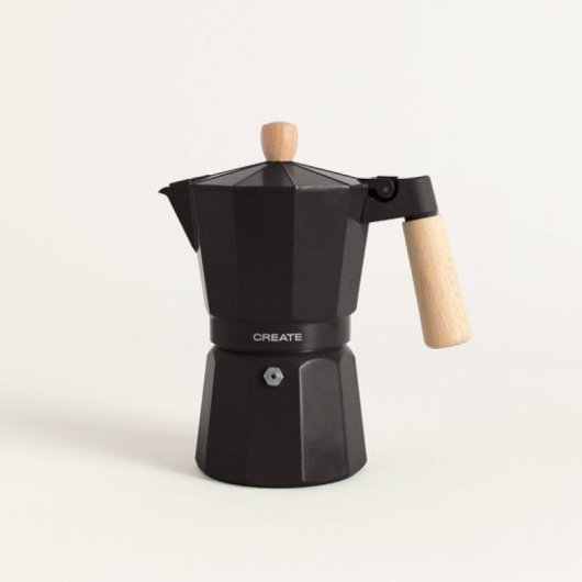 Create Thera Moka Retro Cafetera Italiana 450ml Negro