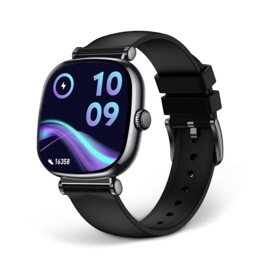 six Iria Smartwatch Amoled 1.7" Correa Metal y Silicona Modos Deporte y Salud Negro