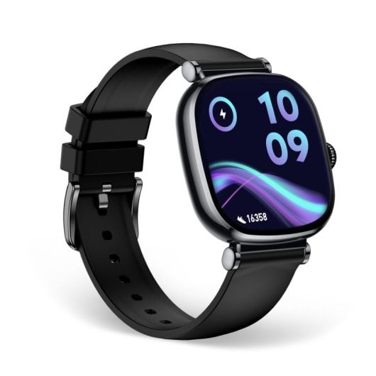 six Iria Smartwatch Amoled 1.7" Correa Metal y Silicona Modos Deporte y Salud Negro