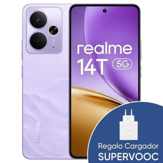Realme 14T 5G 8GB 256GB 6,67" Púrpura Cámara 50 MP