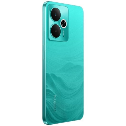 Realme 14T 5G Smartphone 6,67" AMOLED 8 Go/256 Go 6000 mAh Dimensity 6300 Vert + Chargeur 45 W