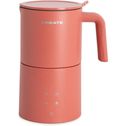 Create Milk Frother Studio Pro Espumador Calentador De Leche Apto Para Lavavajillas Naranja