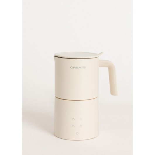 Create Milk Frother Studio Pro Espumador Calentador De Leche Apto Para Lavavajillas Blanco Roto