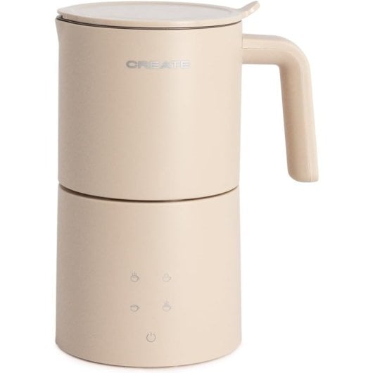 Create Milk Frother Studio Pro Espumador Calentador De Leche Apto Para Lavavajillas Marrón