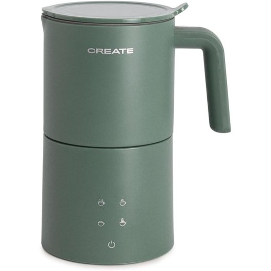 Create Milk Frother Studio Pro Espumador Calentador De Leche Apto Para Lavavajillas Verde