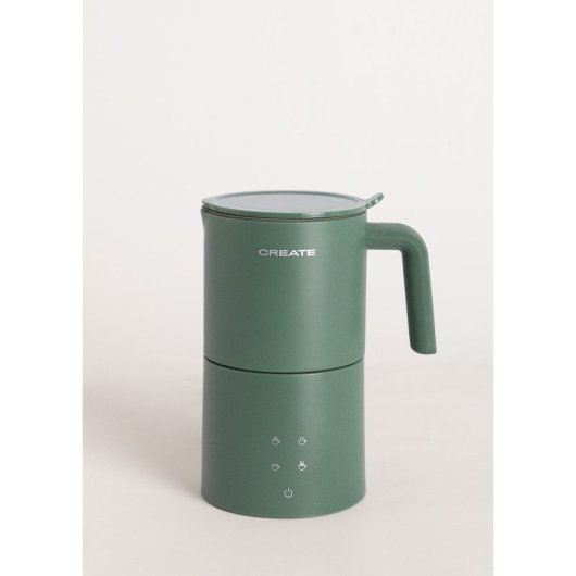 Create Milk Frother Studio Pro Espumador Calentador De Leche Apto Para Lavavajillas Verde
