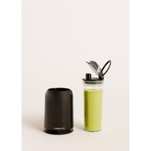 Create Moi Studio Batidora Con Vaso Portátil 400ml 230w Negro