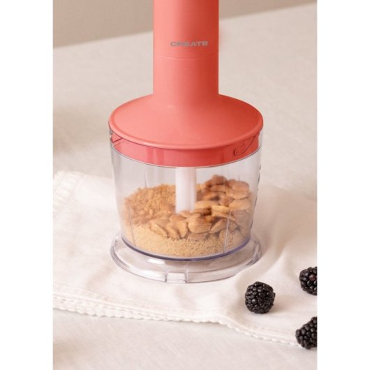 Create Fullmix Retro Batidora De Mano 1000W Naranja