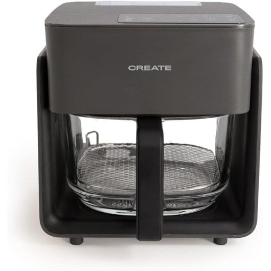 Create Air Fryer Mist Freidora De Aire De Cristal Con Vaporizador  4.2L 1300W Negro