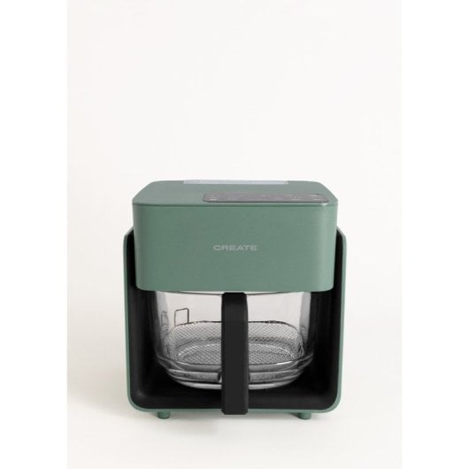 Create Air Fryer Mist Freidora De Aire De Cristal Con Vaporizador 4.2L 1300W Verde