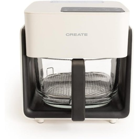 Create Air Fryer Mist Freidora De Aire De Cristal Con Vaporizador 4.2L 1300W Blanco