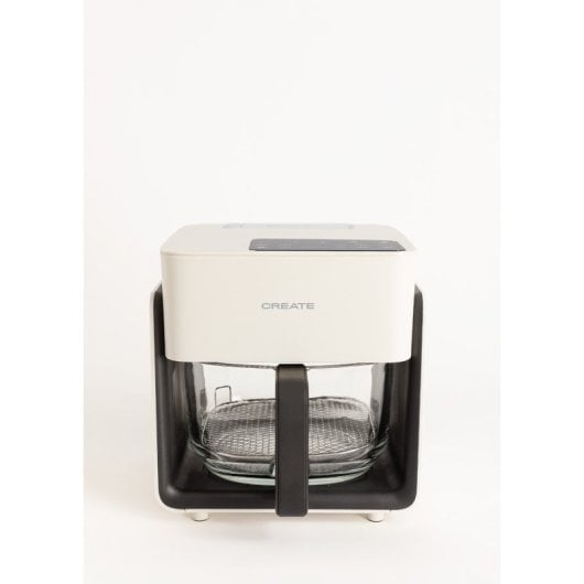 Create Air Fryer Mist Freidora De Aire De Cristal Con Vaporizador 4.2L 1300W Blanco