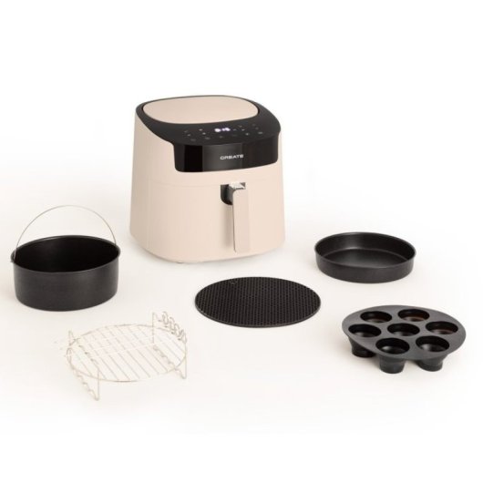 Create Pack Air Fryer Pro Large + Accesorios  6.2 L 1800W Marrón
