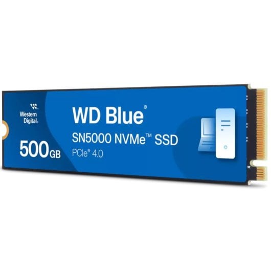 WD Blue SN5000 500GB Disco SSD 5000MB/s M.2 PCIe 4.0 NVMe Gen4