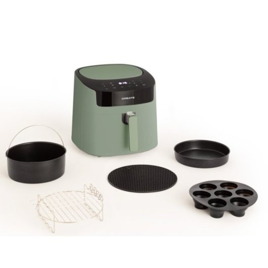Create Pack Air Fryer Pro Large + Accesorios 6.2L 1800W Verde