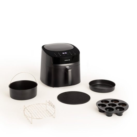 Create Pack Air Fryer Pro Large + Accesorios 6.2 L 1800W Negro