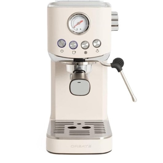 Create Thera Classic Compact Cafetera Express Semiautomática Café Molido/Monodosis Función Frío Blanco
