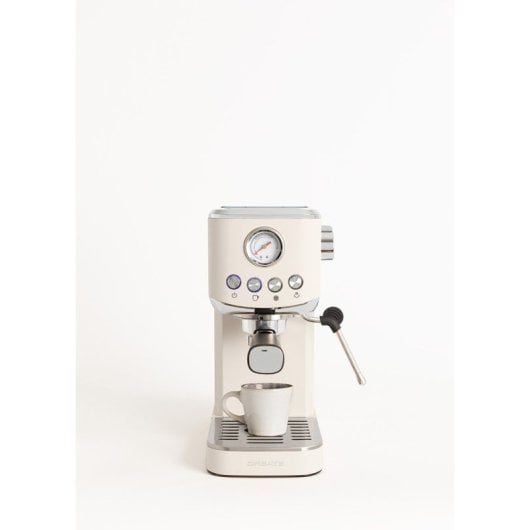 Create Thera Classic Compact Cafetera Express Semiautomática Café Molido/Monodosis Función Frío Blanco