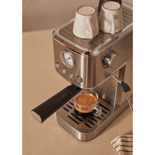 Create Thera Classic Compact Cafetera Express Semiautomática Café Molido/Monodosis Función Frío Inox