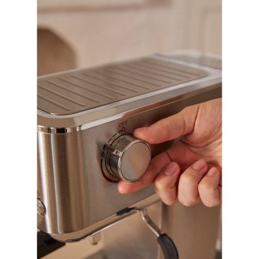 Create Thera Classic Compact Cafetera Express Semiautomática Café Molido/Monodosis Función Frío Inox