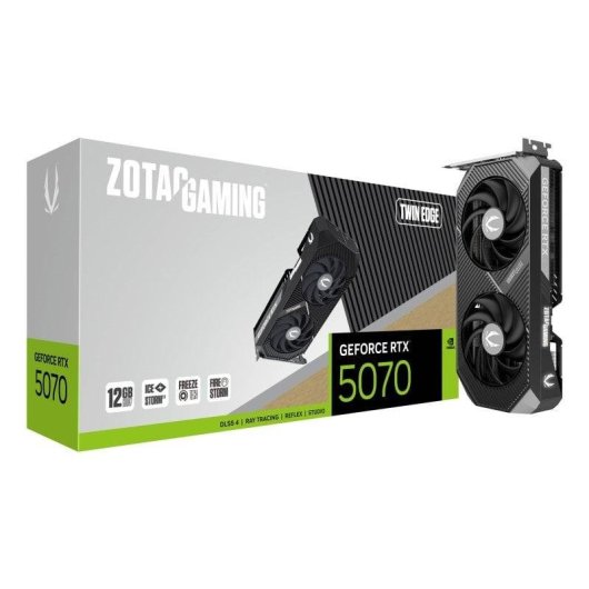 Grafikkarte Zotac GAMING GeForce RTX 5070 Twin Edge 12GB GDDR7 Reflex 2 RTX AI DLSS4