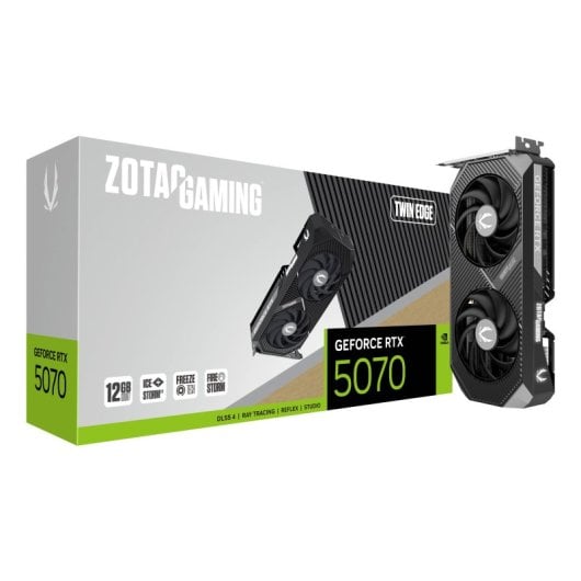 Zotac GAMING GeForce RTX 5070 Twin Edge NVIDIA 12 Go GDDR7
