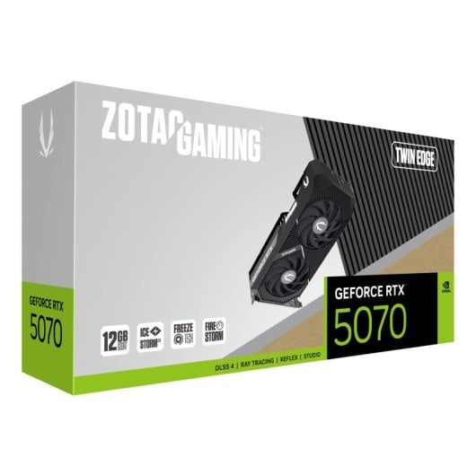 Zotac GAMING GeForce RTX 5070 Twin Edge NVIDIA 12 Go GDDR7