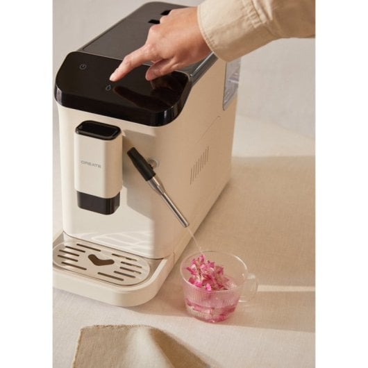 Create Thera Matic Touch Cafetera Superautomática Vaporizador Táctil Beige